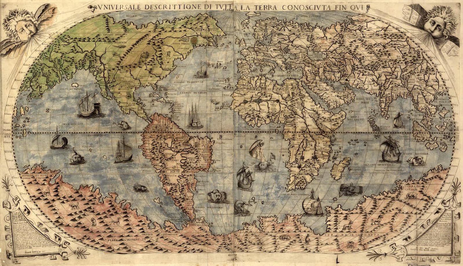 Antique map of the world