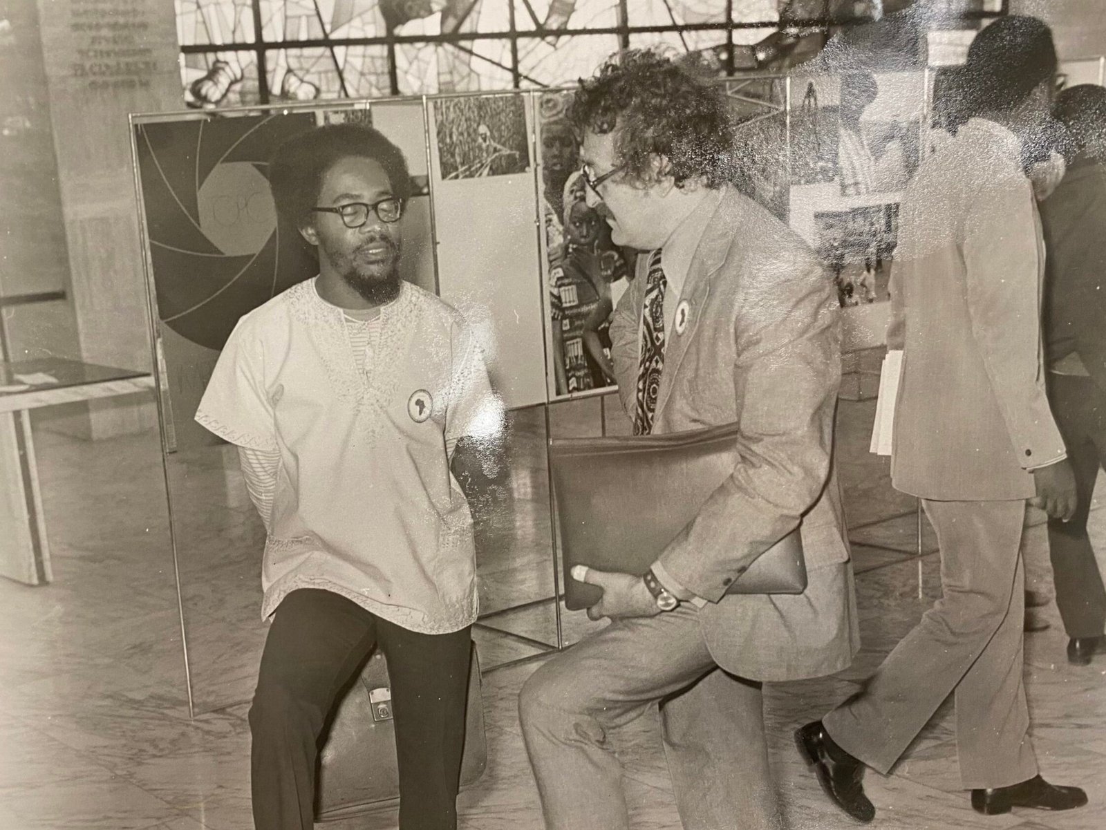 Immanuel Wallerstein with Walter Rodney at the International Congress of Africanists, Addis Ababa, 1973